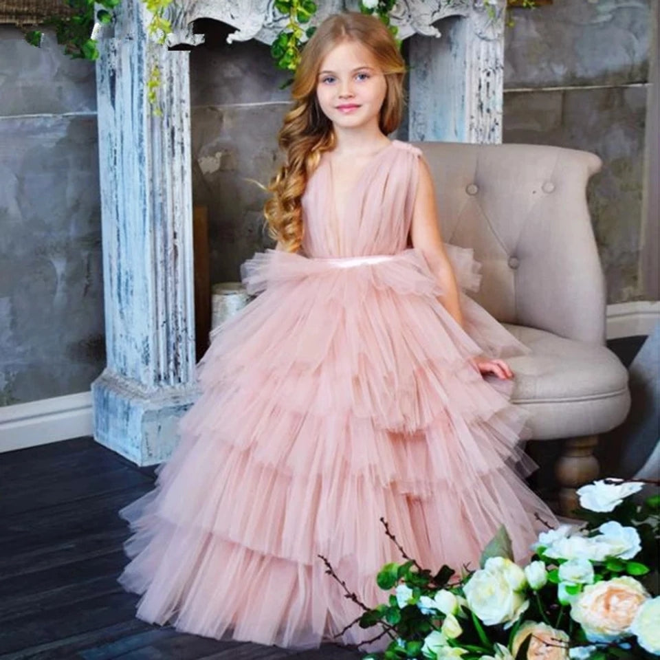 Tiered Tulle Princess Dress - luxebabyco