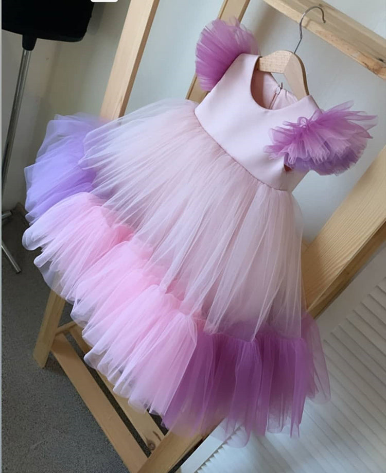 Colourful Puffy Ball Gown - luxebabyco