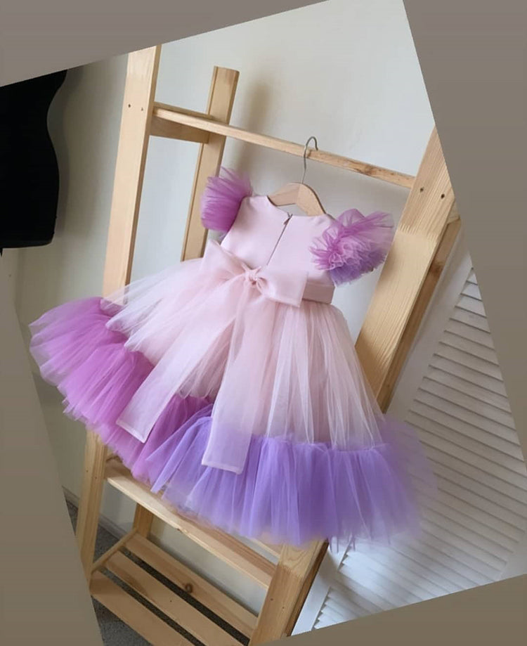 Colourful Puffy Ball Gown - luxebabyco
