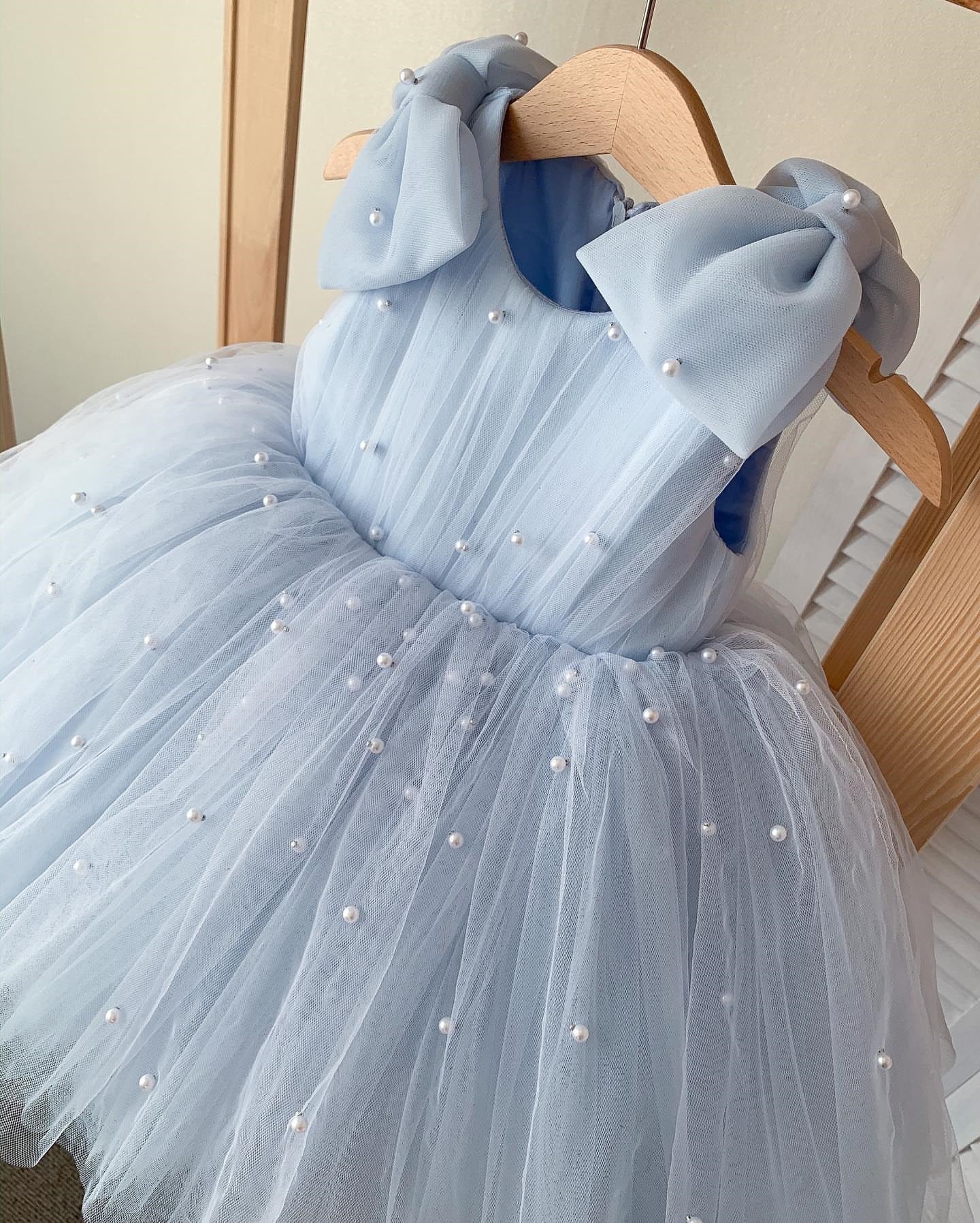 Pearl Tulle Dress - luxebabyco