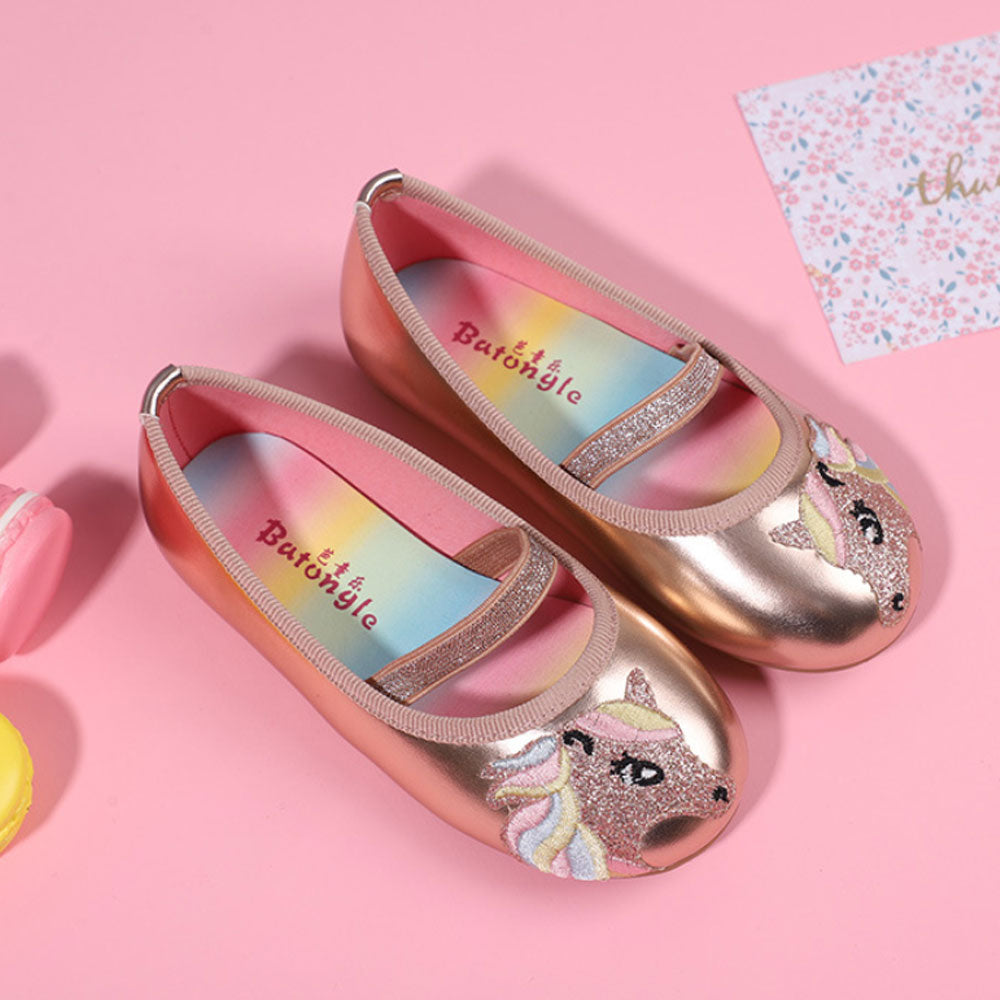 Princess Unicorn Flat Shoes - luxebabyco
