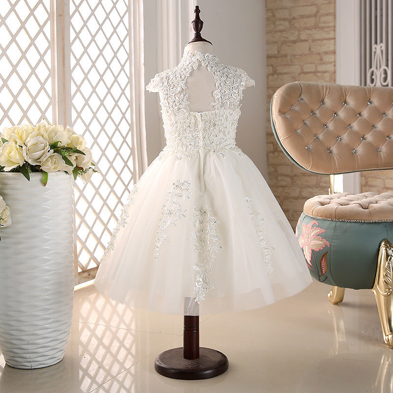 Beautiful White Lace Dress 12M To 6 Yrs - luxebabyco