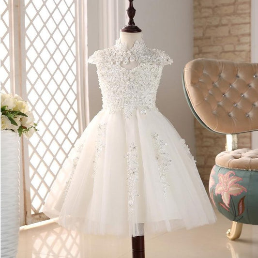 Beautiful White Lace Dress 12M To 6 Yrs - luxebabyco