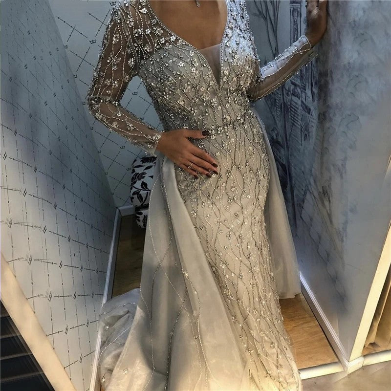 Diamond Mermaid Evening Dress - luxebabyco