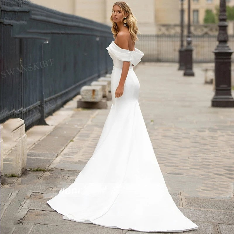 Exotic Bowkot Wedding Dress - luxebabyco
