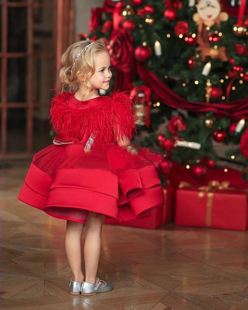 Baby Puffy Red Dress - luxebabyco