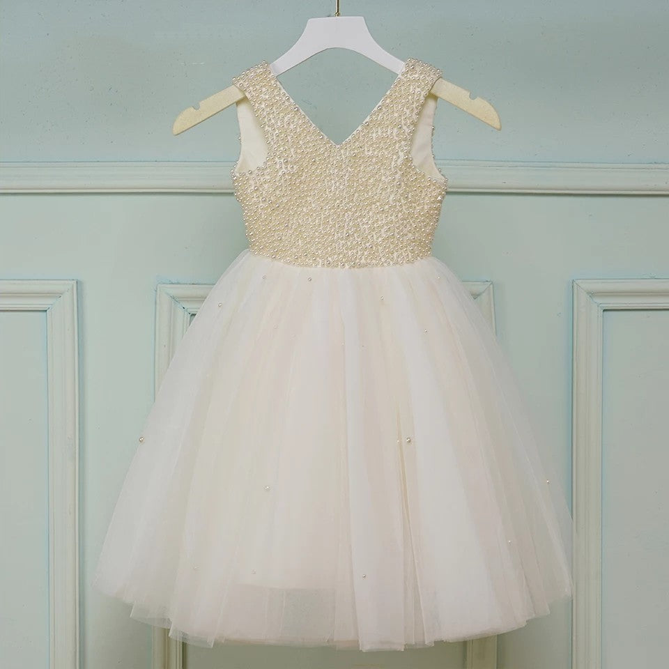 Belle Pearl Dress - luxebabyco