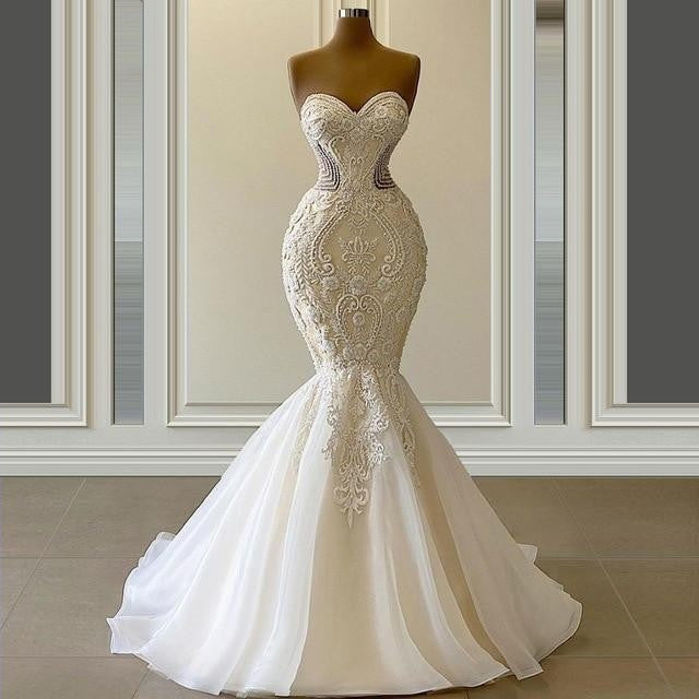 No Mistake Mermaid Wedding Dress - luxebabyco