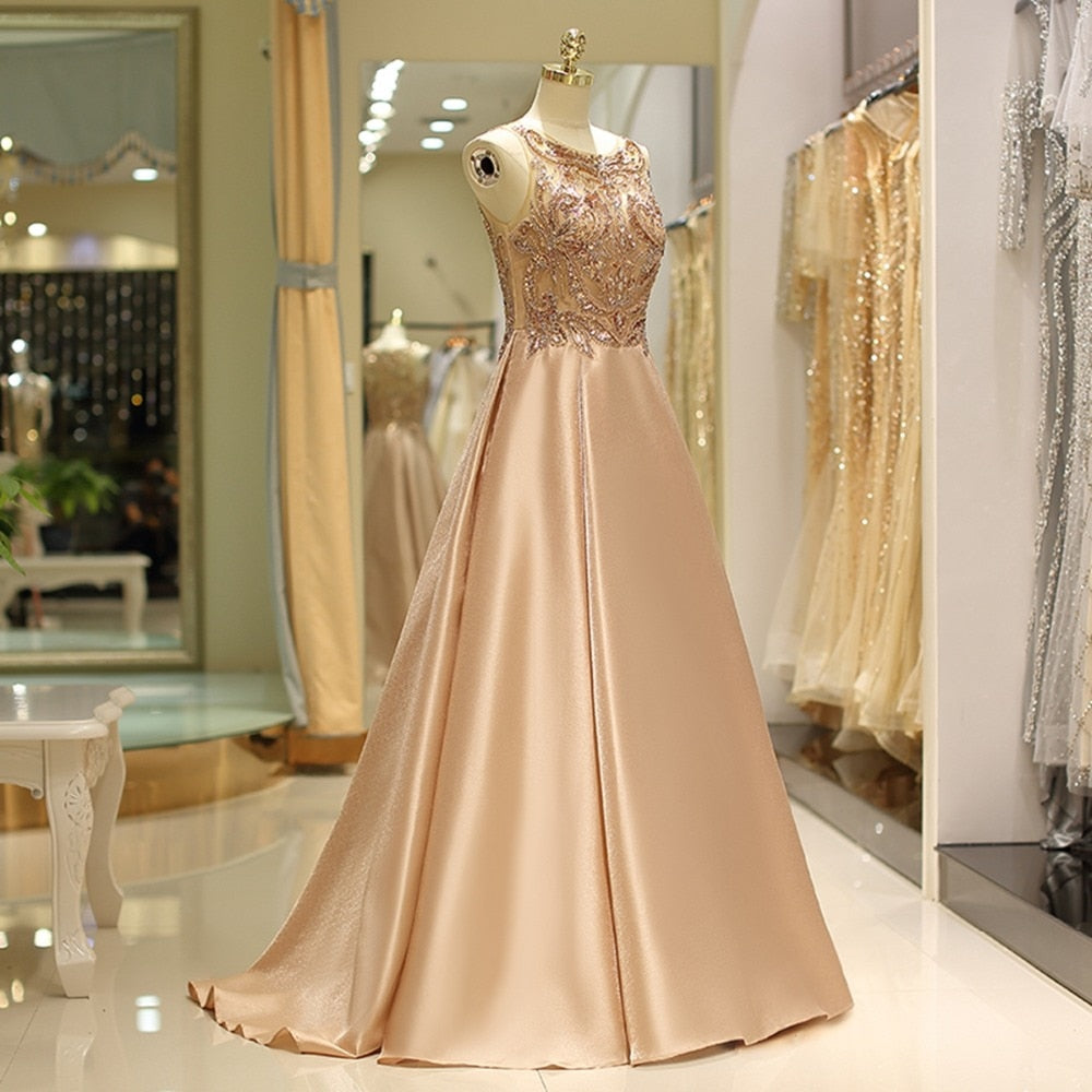 Golden Beauty Evening Gown - luxebabyco