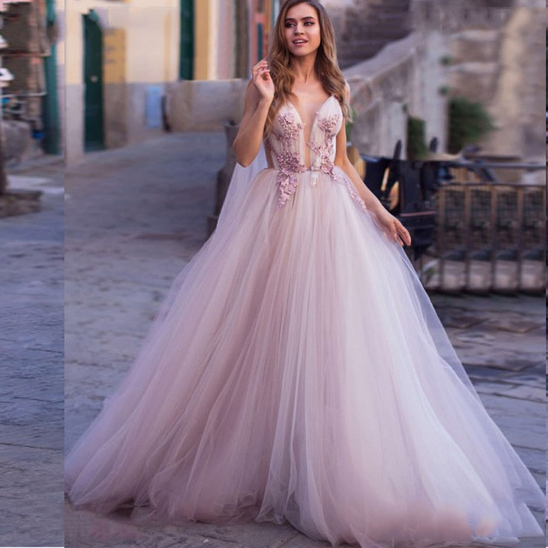 Exotic Drape Wedding Dress - luxebabyco