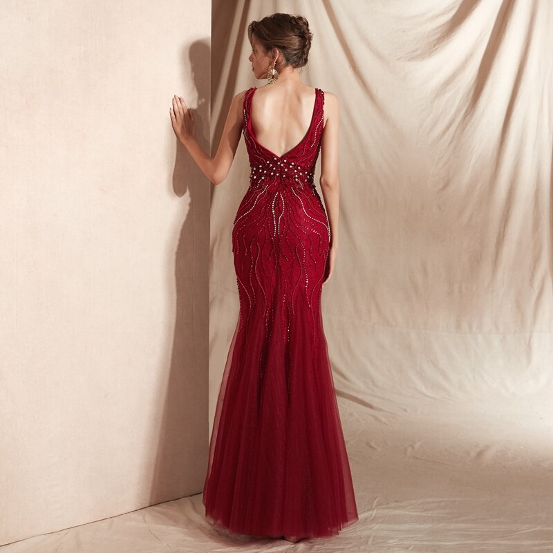 Too Smooth Wine Red Prom Dress - luxebabyco