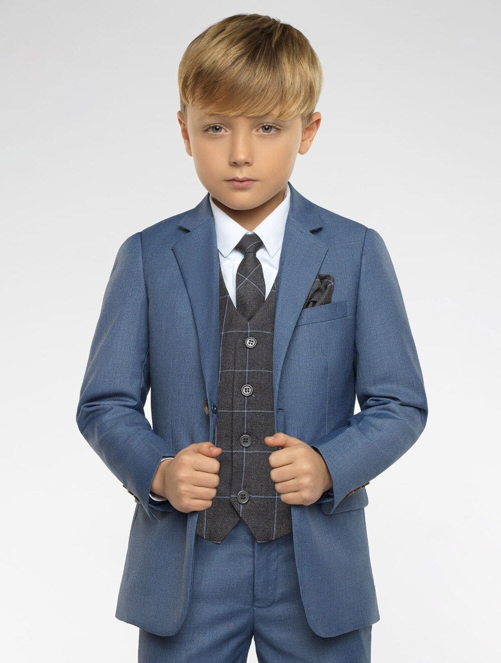 Boys Suits 3 Pieces (Jacket+Pants +Vest) - luxebabyco