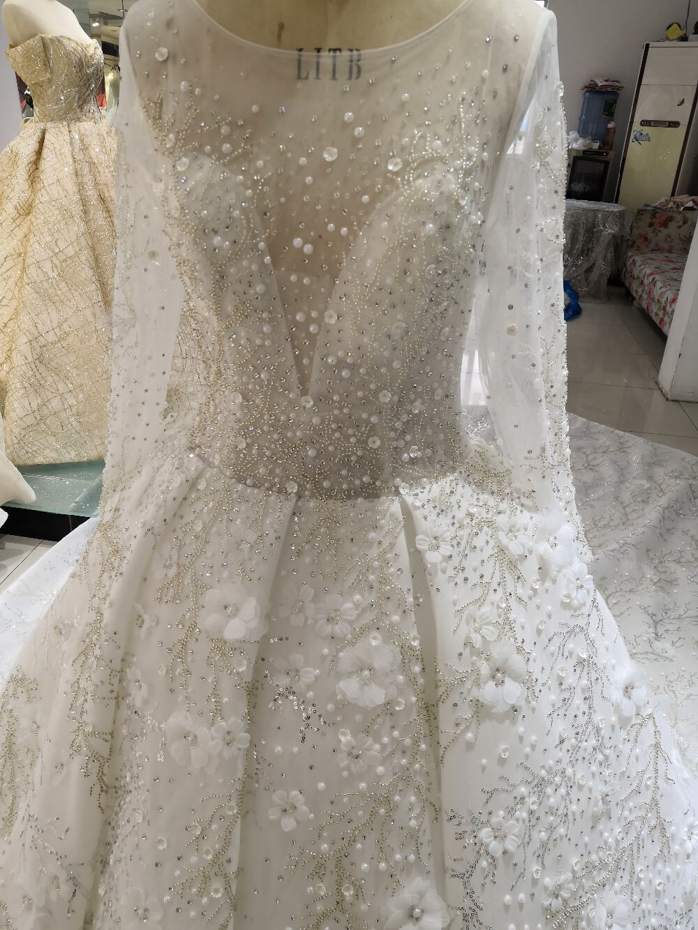 Tender Dream Lace Wedding Dress - luxebabyco