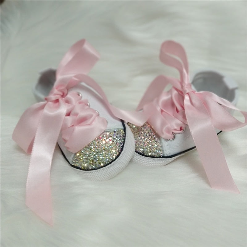 Baby Bling Canvas Shoe - luxebabyco