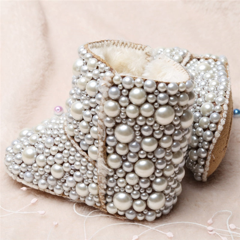 Baby Pearly Boots - luxebabyco