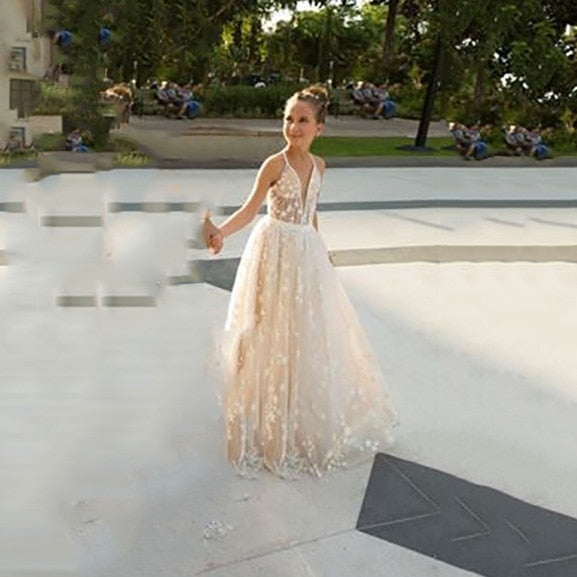 Beauty Wonder Lace Wedding Dress - luxebabyco