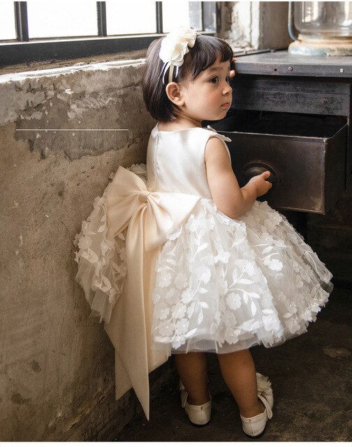 Baby Girl Flowery Ball Gown - luxebabyco