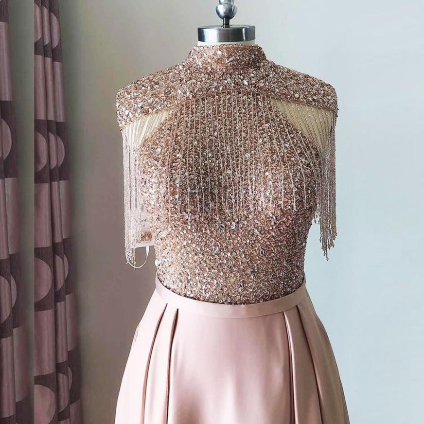 Infinity Blush Evening Dress - luxebabyco