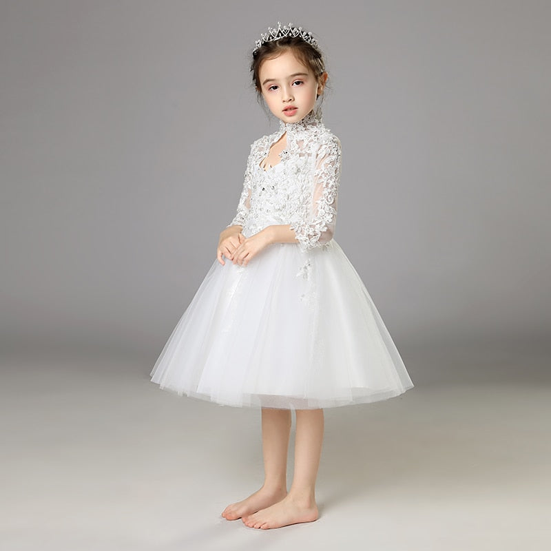 Tulle Pearl And Sequin Dress 12M TO 14 Years - luxebabyco