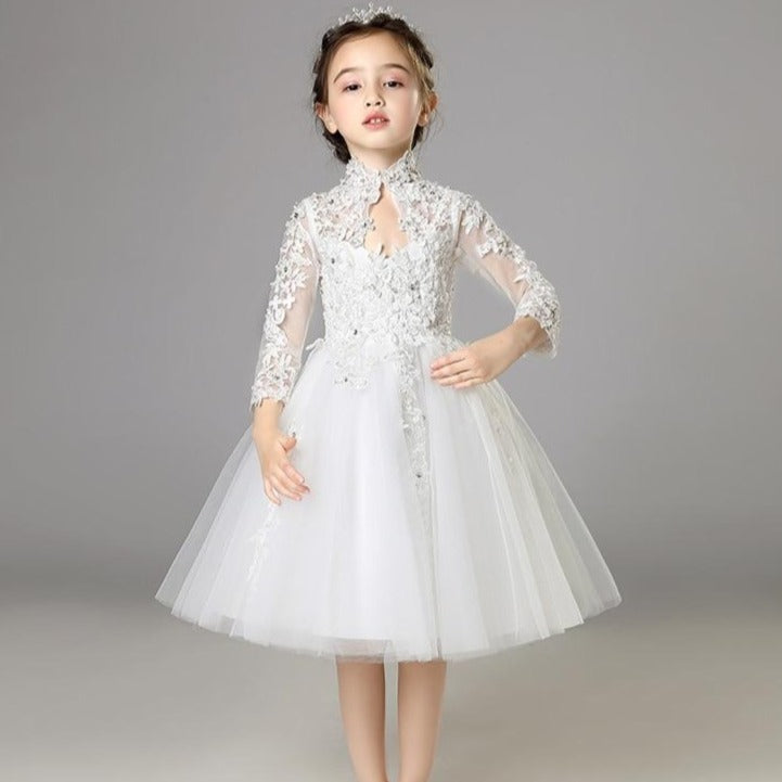 Tulle Pearl And Sequin Dress 12M TO 14 Years - luxebabyco