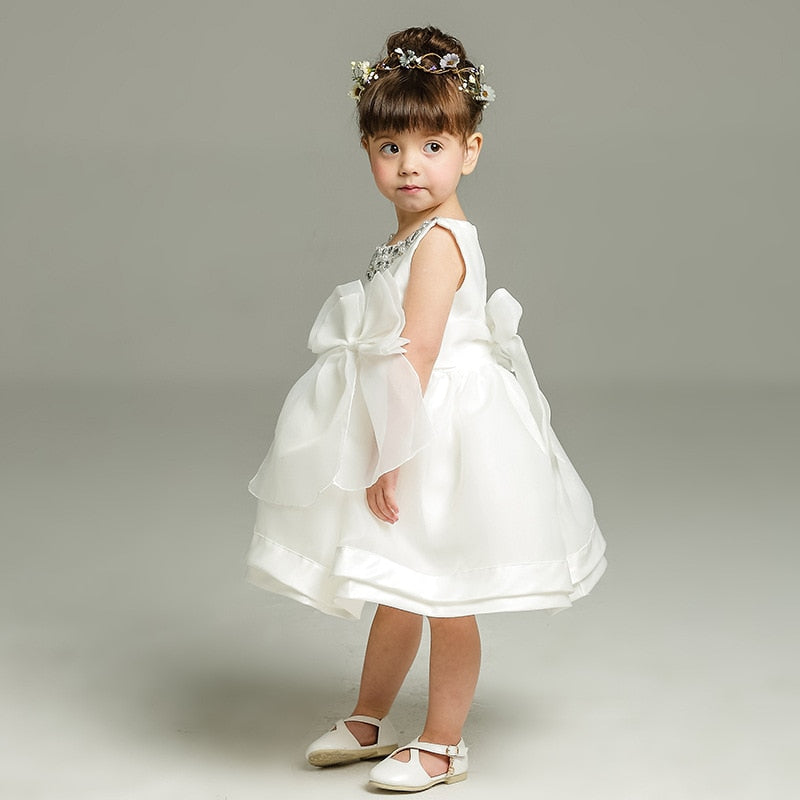 Baby Crystal Embellished Dress - luxebabyco