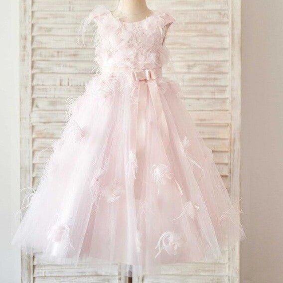 3D Flower Lace Dress - luxebabyco