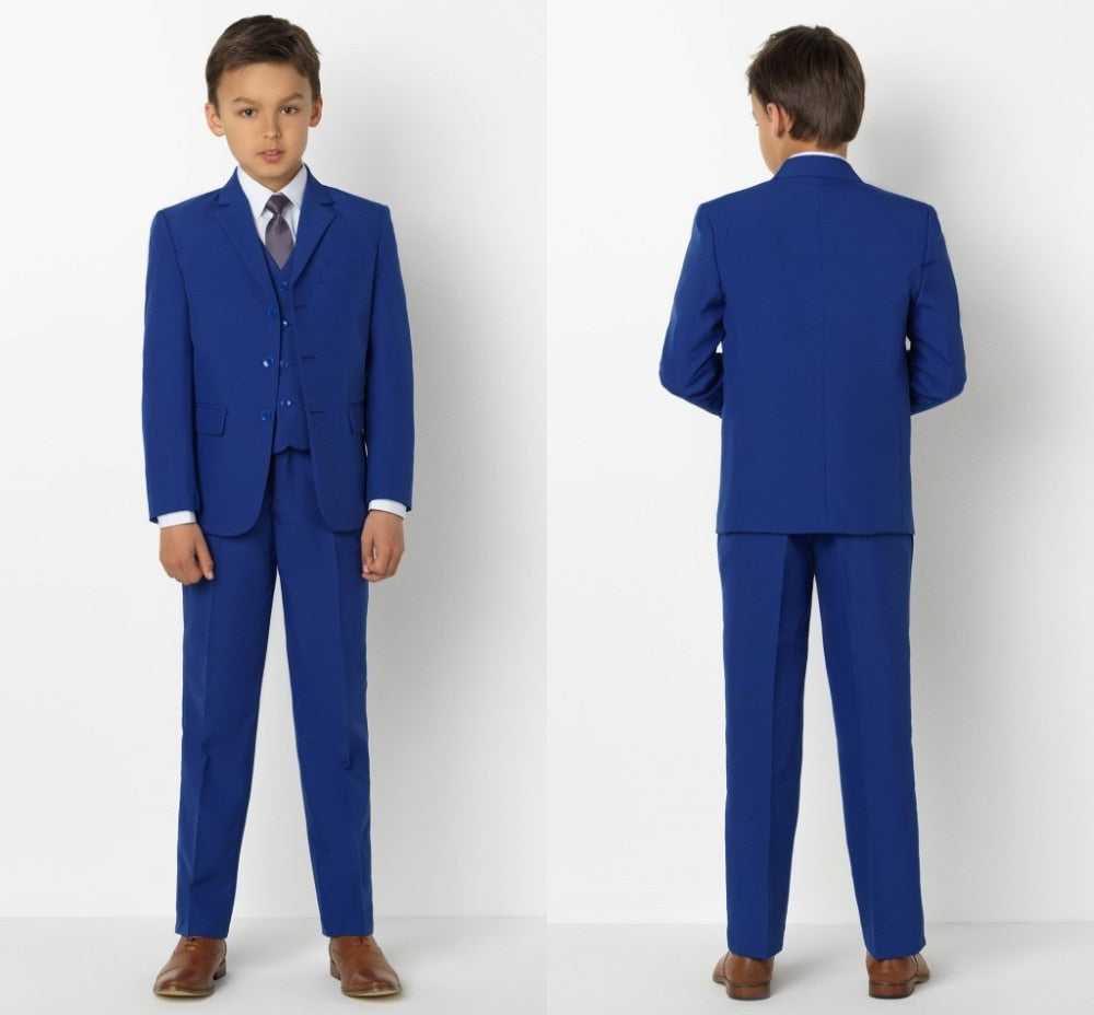 Custom Made Boys Three Pieces Suits - luxebabyco