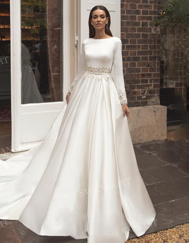 Gracious Image A-Line Bridal Gown - luxebabyco