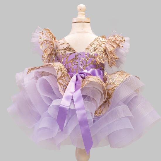 Belle Puffy Layered Dress - luxebabyco