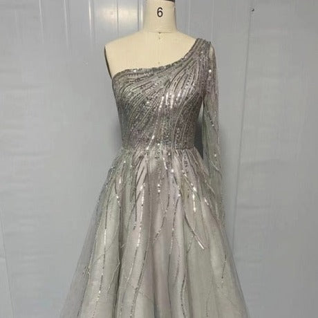 Crystals And Pearls Evening Dress - luxebabyco
